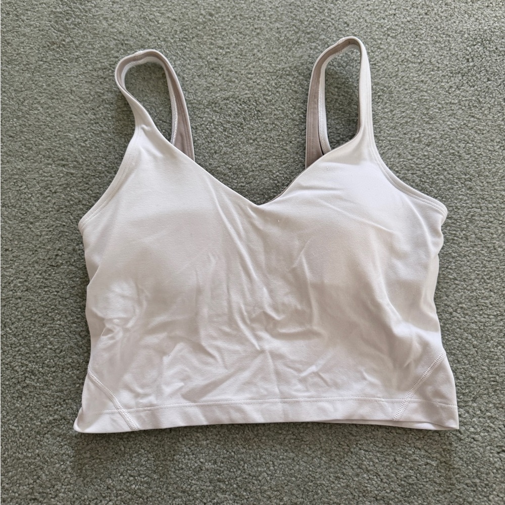 White lululemon align tank